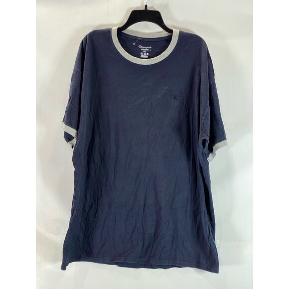 Champion Other - CHAMPION Men's Navy Authentic Crewneck Short Sleeve Sportswear T-Shirt SZ 2XL